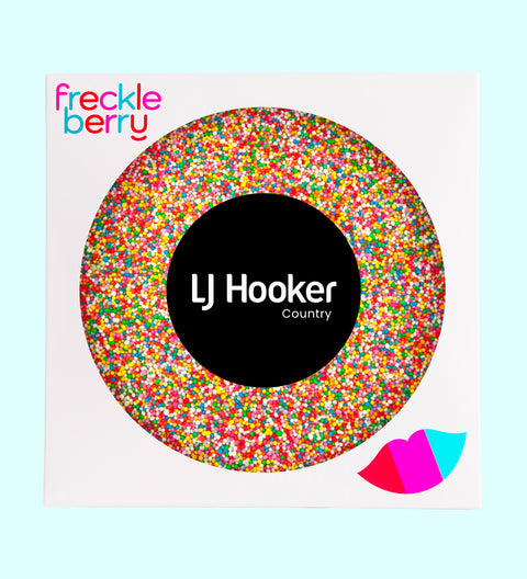 Corporate Personalised 220g Giant Freckle - Logo/Graphic Upload - Box - Sample Logo2