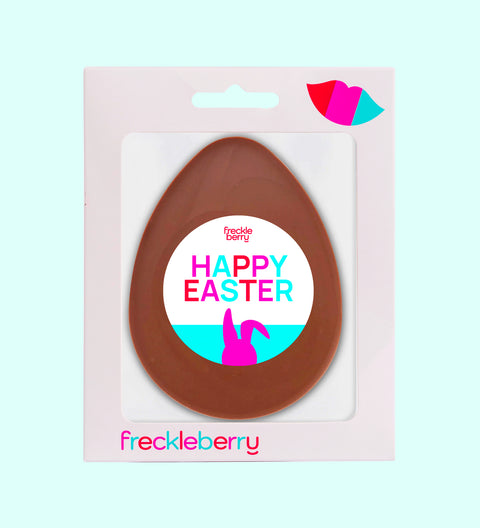 Easter - Plain Chocolate Egg - Happy Easter - Box