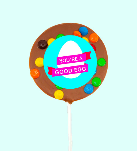 Easter - Round M&M Pop - You're a Good Egg