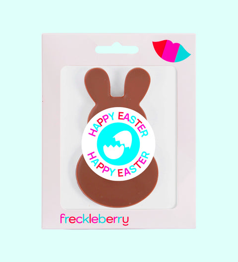 Easter Chocolate Bunny - Happy Easter broken egg design - Box