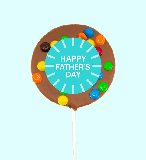 Father's Day - Round M&M Pop - Happy Father's Day