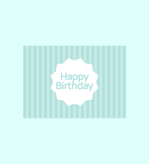 Message Card - Happy Birthday