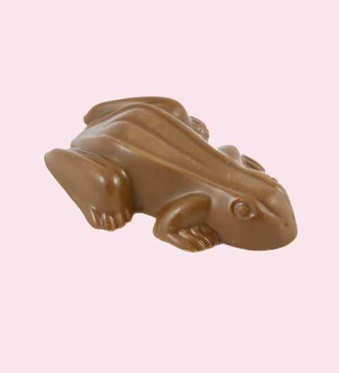 20g milk chocolate frog handmade from Belgian chocolate, creamy and fun treat