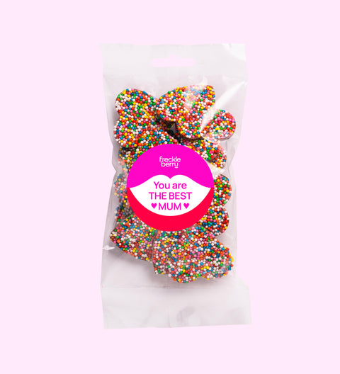 Mother's Day - Milk Chocolate Freckles - Hearts - You are the Best Mum