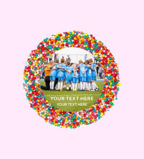Personalised 40g Single Freckle - Sports - Photo and Text