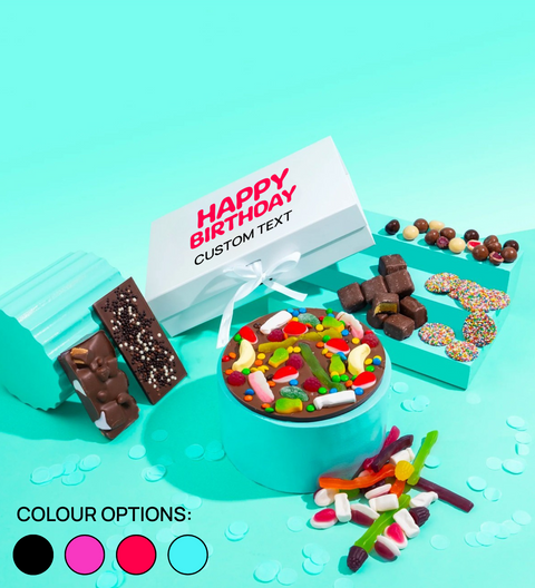 Personalised Luxury 'Happy Birthday' Chocolate Hamper - Name