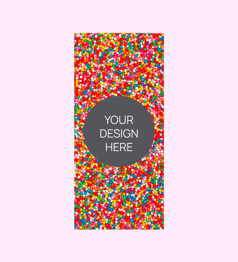 Personalised Premium Belgian Chocolate Block - Custom Design Upload - Freckle Block - Multi Freckle