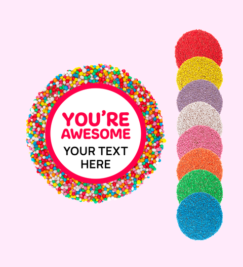 Personalised 40g Single Freckle - You're Awesome - Custom Text