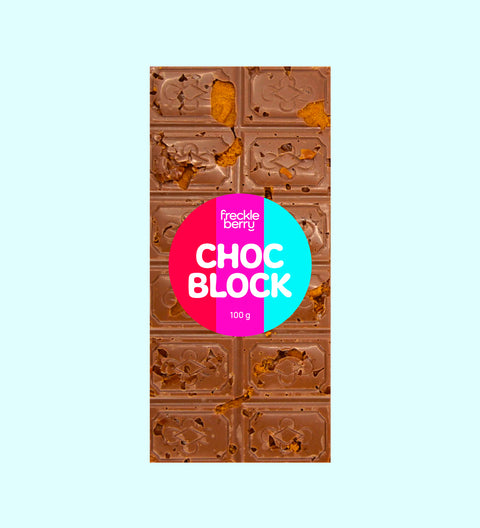 Biscoff Caramel Crunch Milk Chocolate Block