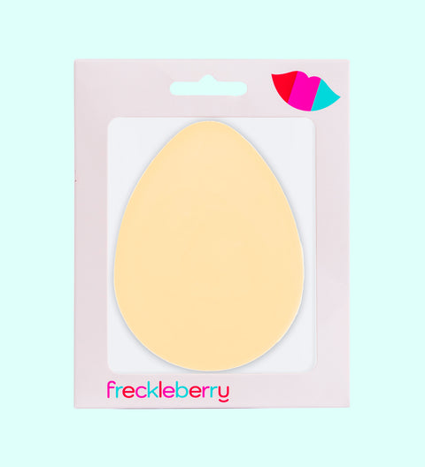 Three flat chocolate eggs Easter white chocolate
