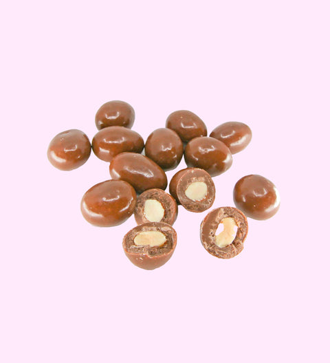 Freckleberry milk chocolate coated almond