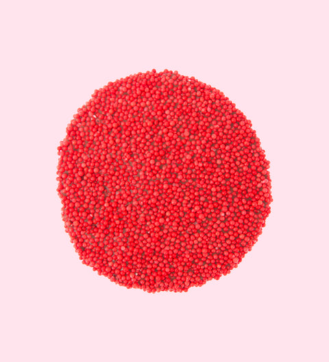 Individually wrapped chocolate freckle red