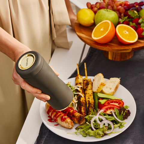 Tomato sauce condiments bottle