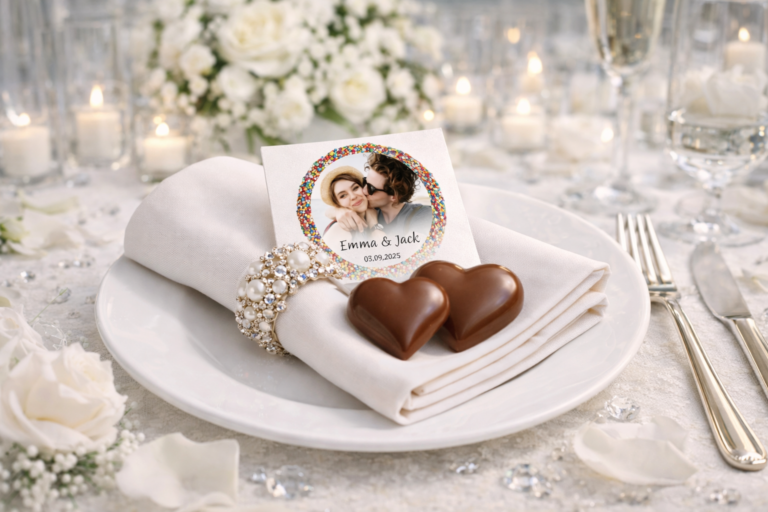 Personalised Chocolate Bonbonniere for Your Wedding