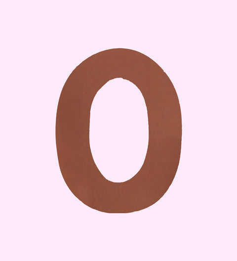 Milk chocolate number 0: Milk chocolate number 0 with smooth finish, handcrafted from Belgian chocolate and ready for gifting