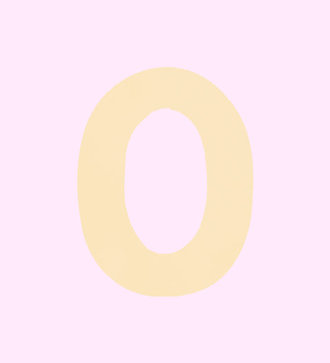 White chocolate number 0: White chocolate number 0 made from creamy Belgian chocolate, playful and giftable