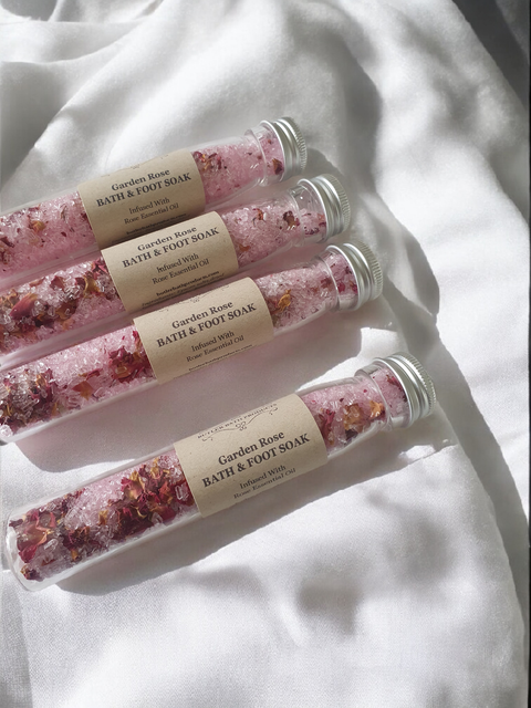 Bath salt soak test tubes: Jasmine
