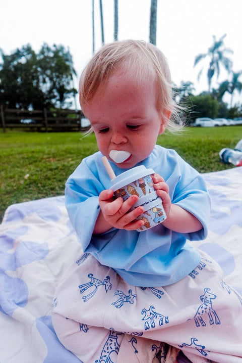 Scoops in Blue Babycino Cup - 120ml