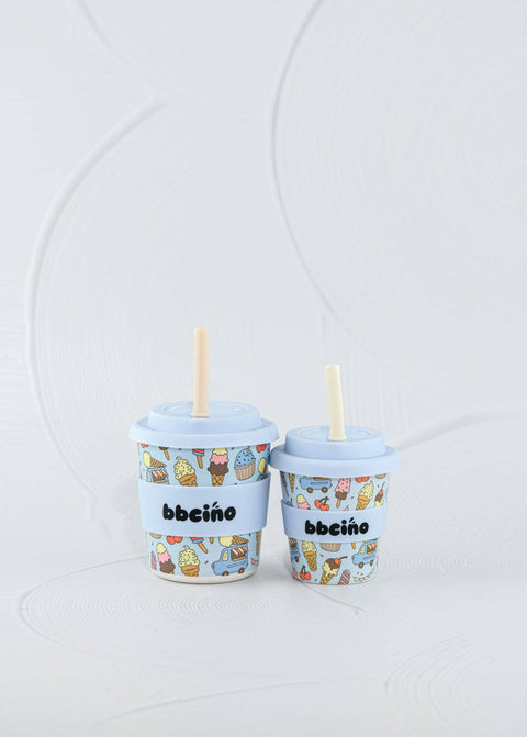 Scoops in Blue Babycino Cup - 120ml