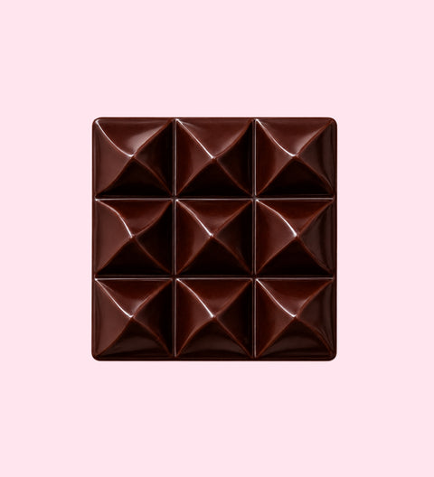Dark chocolate blocks