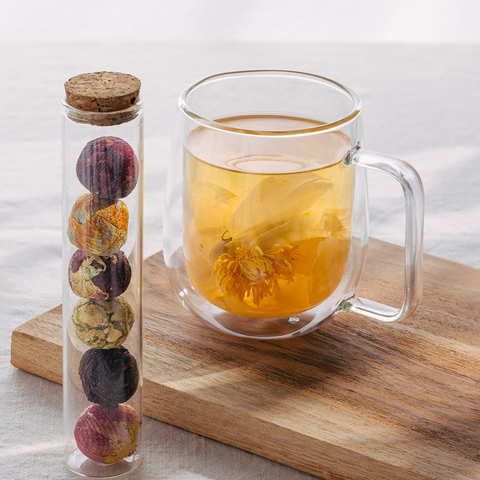 Blooming Tea Bonbons: Bright florals