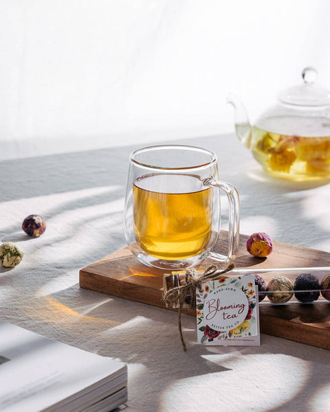 Blooming Tea Balls in Glass Tube
