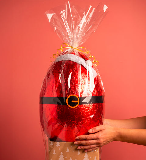 6g giant Santa chocolate egg Belgian chocolate Santa 