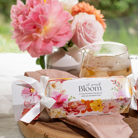 Blooming Tea Bonbons: Bright florals