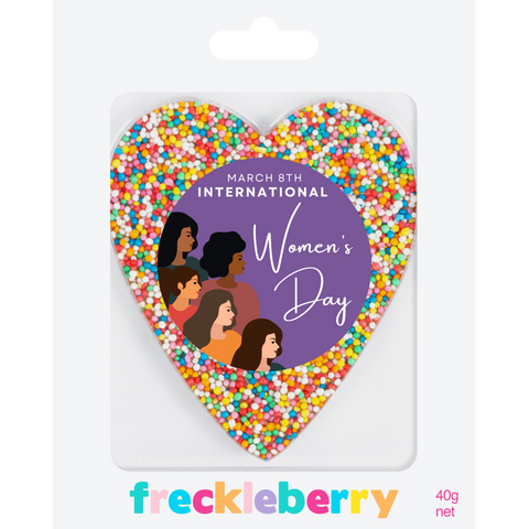 Freckleberry - Freckle Heart - International Women's Day