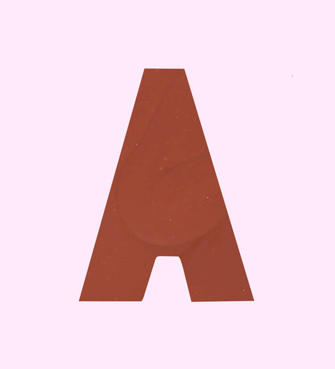 Chocolate Letter A