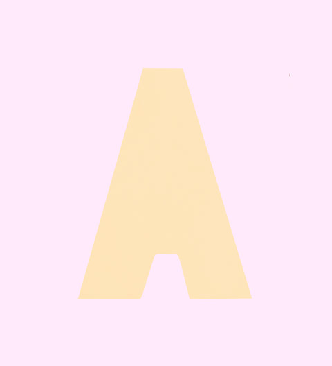 White Belgian chocolate letter A. Perfect for birthday and gifts.