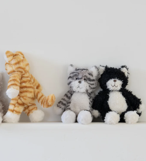 Plush toy kitten checkers the kitten