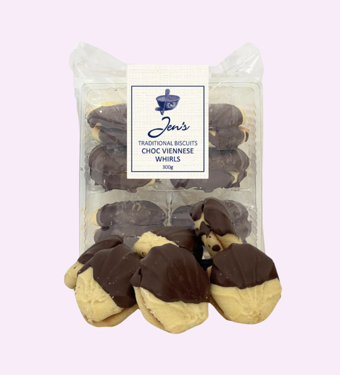Choc Viennese Whirls cookies