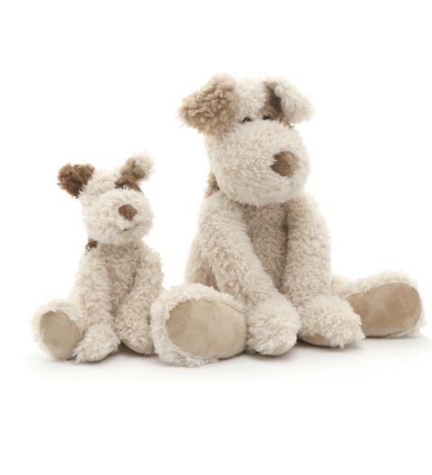 Buddy, or Bud as he is more commonly known and Buddy the Dog Rattle, is a shy gentle dogs who will do anything for their human companion. Super-soft plush design made for snuggles. Perfect newborn or baby shower gift.