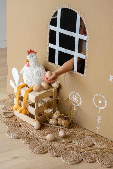 A dreamy plush friend who’s always wanted to fly and believes the right cuddle could help him soar. A soft, comforting toy perfect for babies, kids, and thoughtful gifting.