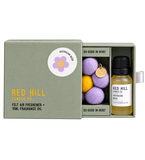 Felt Air Freshener + 15ML Fragrance Oil | Red Hill Candle Co.