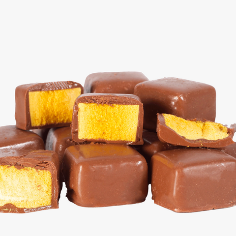 Chocolate Coated Honeycomb - No Packaging - Bite sized