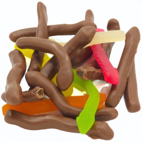 Chocolate Coated Snakes - no packaging