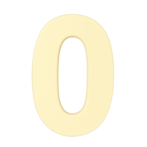 Premium plain Belgian white chocolate letter "O" – a fun and tasty treat perfect for personalising any occasion.