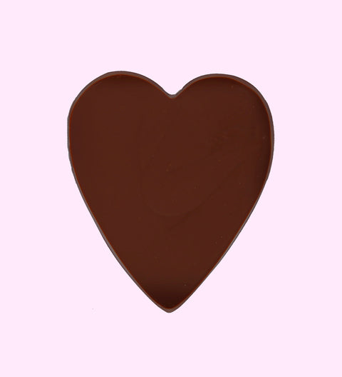Premium Belgian chocolate heart perfect for gifting or sharing on any special occasion.