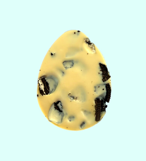 Cookies & Cream White Belgian Chocolate Egg