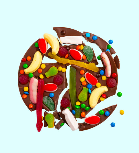 Corporate Personalised 330g Giant Lolly Pizza - Logo/Graphic Upload - Broken