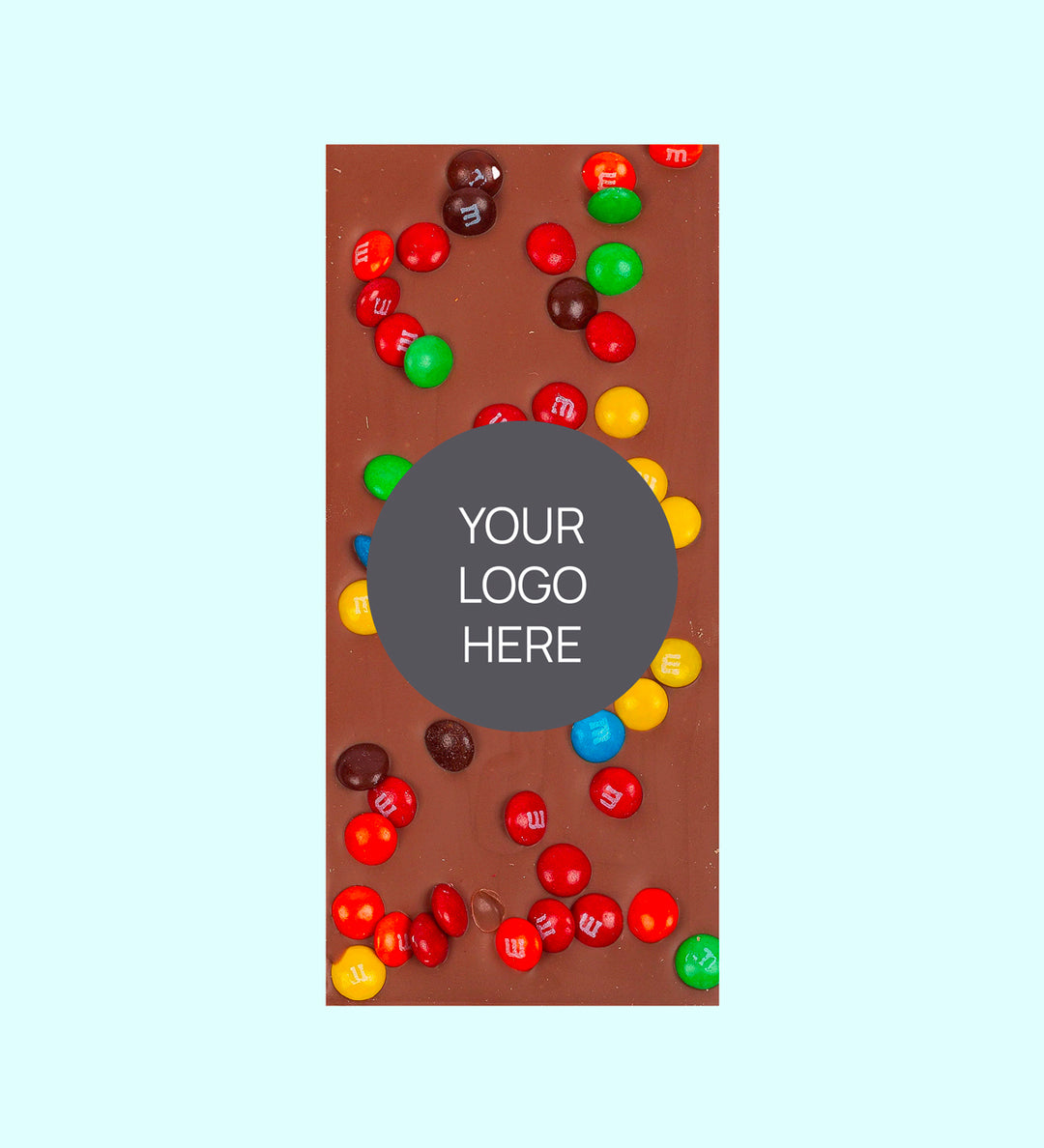 Corporate Personalised Gourmet Chocolate Block - Logo/Graphic Label ...