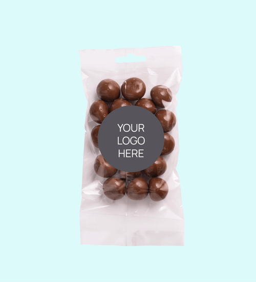 Corporate Personalised Sweet Treat Bags - Dark Chocolate Freckles