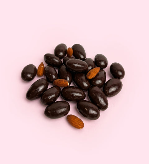 Delicious Belgian chocolate vegan dark almonds chocolates