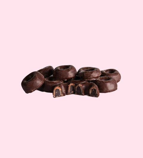 Dark Chocolate Aniseed Rings