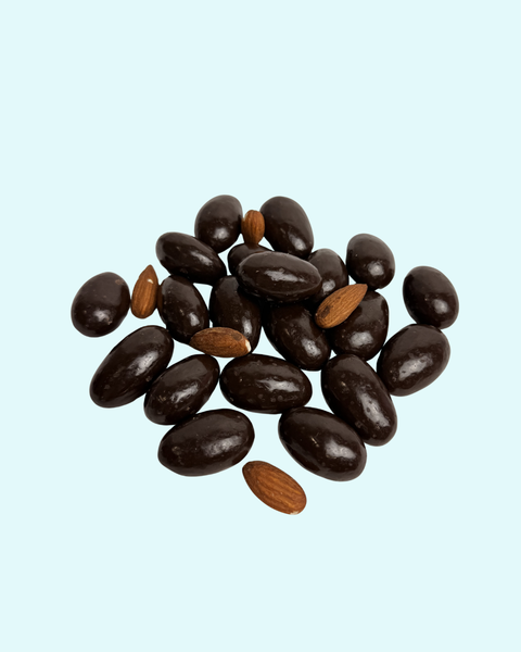 Crunchy roasted almonds covered in smooth premium Belgian milk chocolate – a timeless and delicious treat.