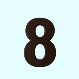 Dark Chocolate Number Freckleberry