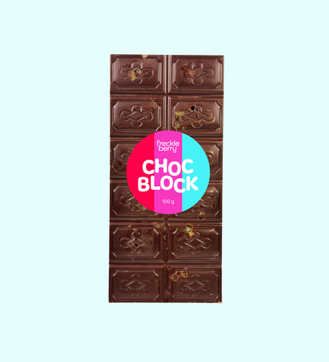 Dark belgian chocolate and orange block. Perfect for all occasions and every orange and chocolate lover.