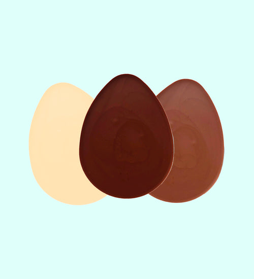 Easter - Plain Chocolate Egg - Happy Easter - No Label - Plain